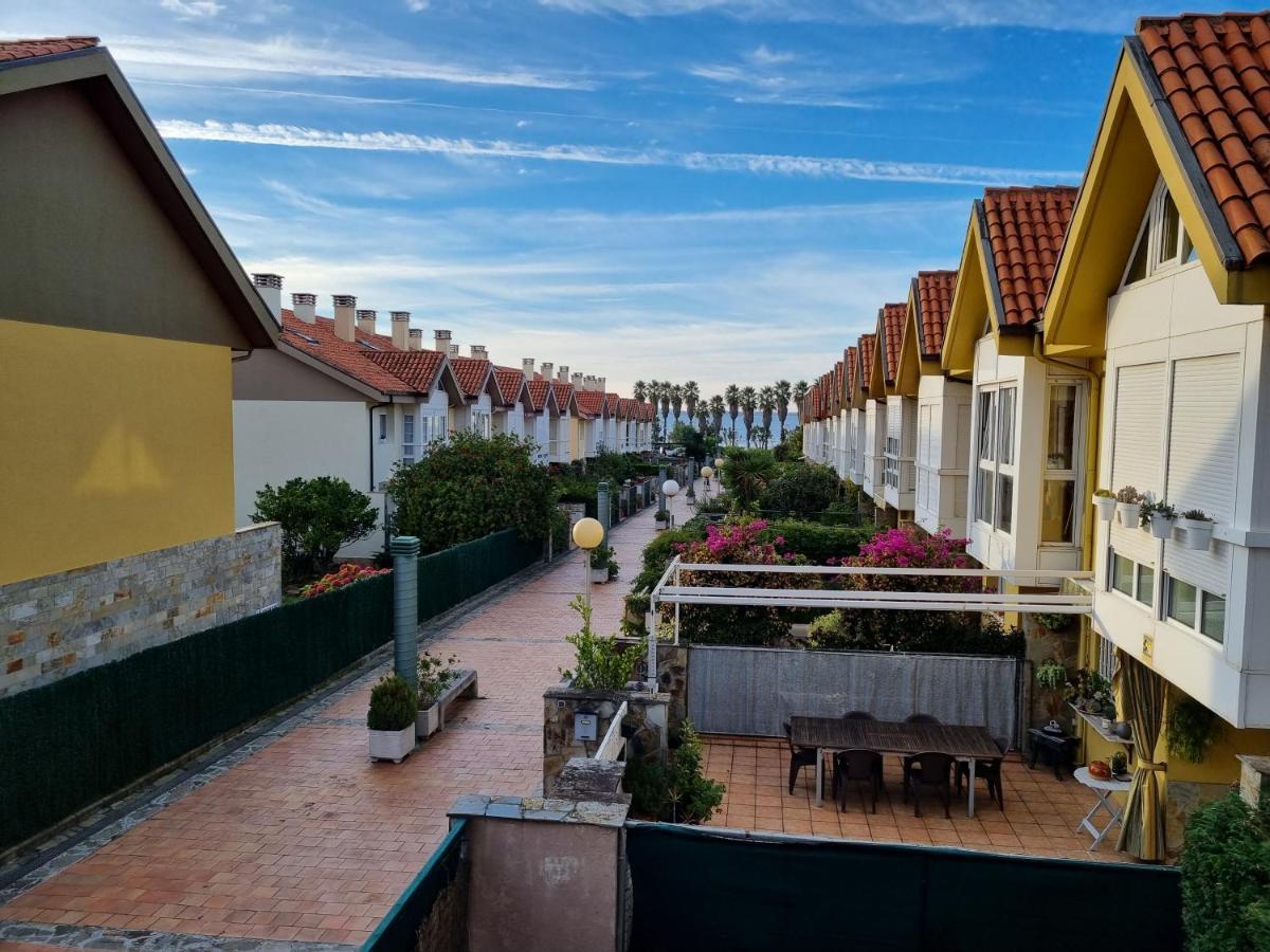 158A Triplex Rinconin Con Piscina Villa Gijón Exteriör bild
