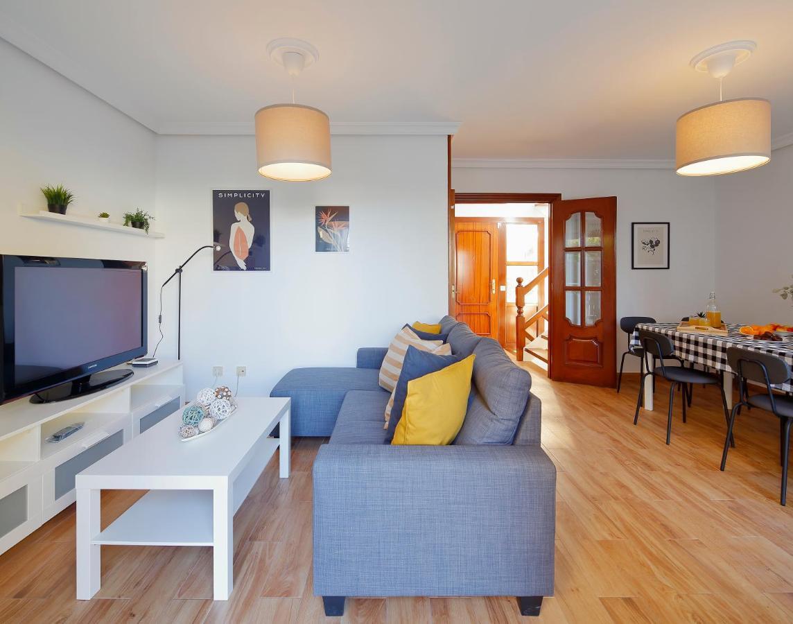 158A Triplex Rinconin Con Piscina Villa Gijón Exteriör bild